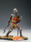 CHEVALIER AU COMBAT AVEC HACHE